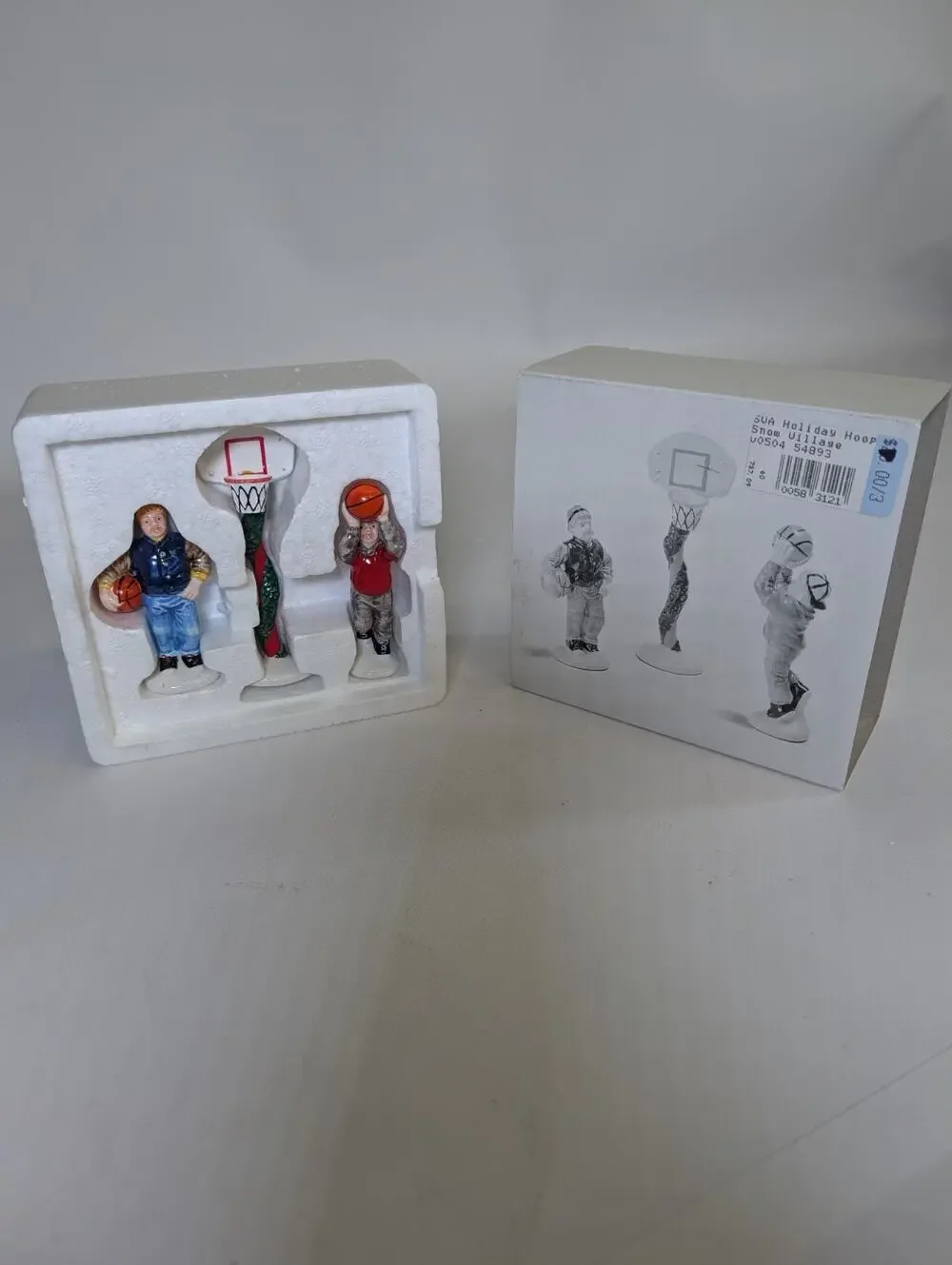 Department 56 Snow Village Holiday Hoops Set of 3 Retired MIB